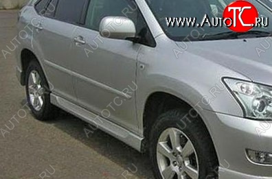 6 749 р. Пороги накладки CT Lexus RX350 AL10 дорестайлинг (2008-2012) (Неокрашенные)  с доставкой в г. Вологда