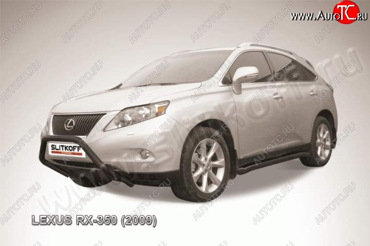 21 449 р. Кенгурятник d57 низкий мини Lexus RX350 AL10 дорестайлинг (2008-2012) (Цвет: серебристый)  с доставкой в г. Вологда