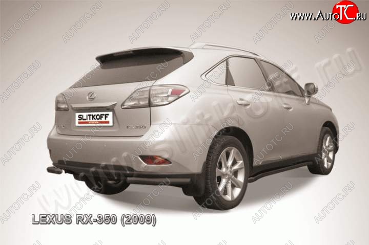 8 849 р. Уголки d57 Lexus RX350 AL10 дорестайлинг (2008-2012) (Цвет: серебристый)  с доставкой в г. Вологда