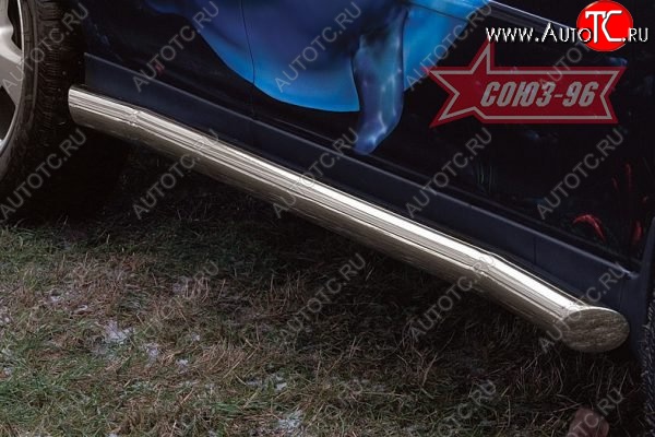 16 379 р. Защита порогов Souz-96 (d76) Lexus RX400H XU30 рестайлинг (2005-2009)  с доставкой в г. Вологда