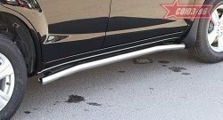 11 474 р. Защита порогов Souz-96 (d60) Lifan X60 дорестайлинг (2011-2015)  с доставкой в г. Вологда. Увеличить фотографию 2