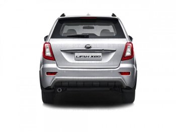Защита заднего бампера PT GROUP Ø51мм ШАГРЕНЬ (ППК) LIFAN X60 2012-2016 Lifan X60 1-ый рестайлинг (2015-2016) (Черная (шагрень))