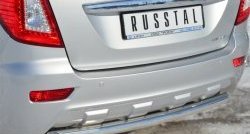 14 249 р. Одинарная защита заднего бампера из трубы диаметром 63 мм SLITKOFF Lifan X60 1-ый рестайлинг (2015-2016)  с доставкой в г. Вологда. Увеличить фотографию 2