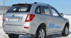 14 249 р. Одинарная защита заднего бампера из трубы диаметром 63 мм SLITKOFF Lifan X60 1-ый рестайлинг (2015-2016)  с доставкой в г. Вологда. Увеличить фотографию 4