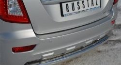 15 699 р. Одинарная защита заднего бампера из трубы диаметром 76 мм SLITKOFF Lifan X60 2-ой рестайлинг (2016-2025)  с доставкой в г. Вологда. Увеличить фотографию 2
