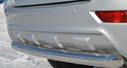 15 699 р. Одинарная защита заднего бампера из трубы диаметром 76 мм SLITKOFF Lifan X60 2-ой рестайлинг (2016-2025)  с доставкой в г. Вологда. Увеличить фотографию 3