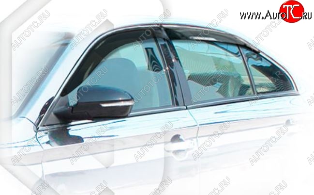 1 999 р. Дефлектора окон CA-Plastiс  Lifan Murman 820 (2017-2025) (Classic полупрозрачный, Без хром.молдинга)  с доставкой в г. Вологда