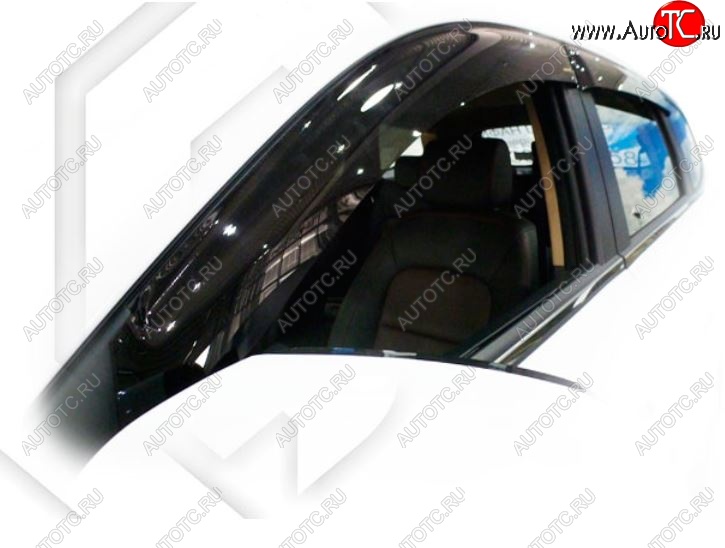 2 299 р. Дефлектора окон CA-Plastic Lifan Myway (2016-2025) (Classic полупрозрачный, Без хром.молдинга)  с доставкой в г. Вологда