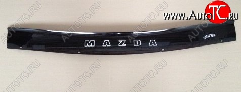 999 р. Дефлектор капота (дорестайлинг) Russtal Mazda 121 (1996-2003)  с доставкой в г. Вологда