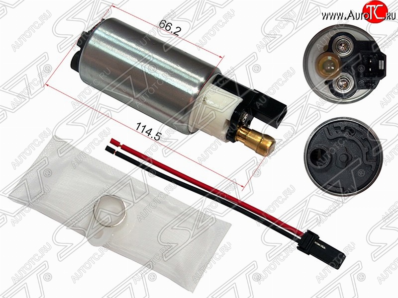 1 089 р. Насос топливный SAT (12V, 3BAR, 1,6 / 1,8 / 2,0) Mazda Demio 3 DE дорестайлинг (2007-2011)  с доставкой в г. Вологда
