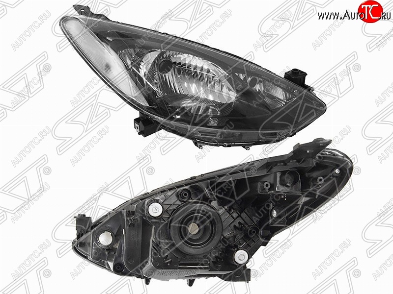 6 299 р. Правая передняя фара SAT (Евросве) Mazda Demio 3 DE дорестайлинг (2007-2011)  с доставкой в г. Вологда