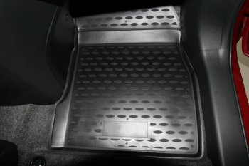 3 699 р. Коврики в салон (чёрные) Element Mazda Demio 3 DE дорестайлинг (2007-2011)  с доставкой в г. Вологда. Увеличить фотографию 4