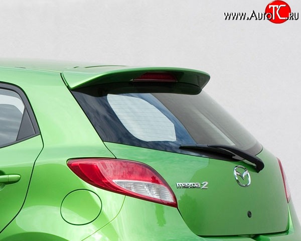 2 599 р. Спойлер M-VRS Mazda Demio 3 DE рестайлинг (2011-2014) (Неокрашенный)  с доставкой в г. Вологда