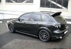 6 649 р. Накладки на колёсные арки ASC MAGNUM Mazda 3/Axela BK дорестайлинг, хэтчбэк (2003-2006) (Неокрашенные)  с доставкой в г. Вологда. Увеличить фотографию 3