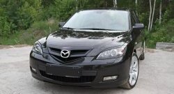 749 р. Реснички на фары RA V2 Mazda 3/Axela BK дорестайлинг, хэтчбэк (2003-2006) (Неокрашенные)  с доставкой в г. Вологда. Увеличить фотографию 2
