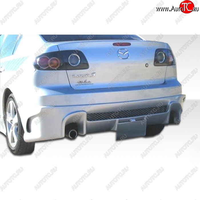 9 949 р. Задний бампер RAVEN DESIGN Mazda 3/Axela BK дорестайлинг седан (2003-2006) (Неокрашенный)  с доставкой в г. Вологда