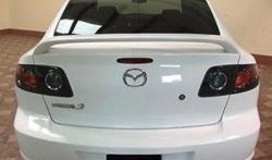 4 949 р. Спойлер CT Mazda 3/Axela BK дорестайлинг седан (2003-2006) (Неокрашенный)  с доставкой в г. Вологда. Увеличить фотографию 2