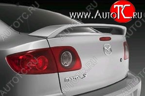 4 949 р. Спойлер CT Mazda 3/Axela BK дорестайлинг седан (2003-2006) (Неокрашенный)  с доставкой в г. Вологда