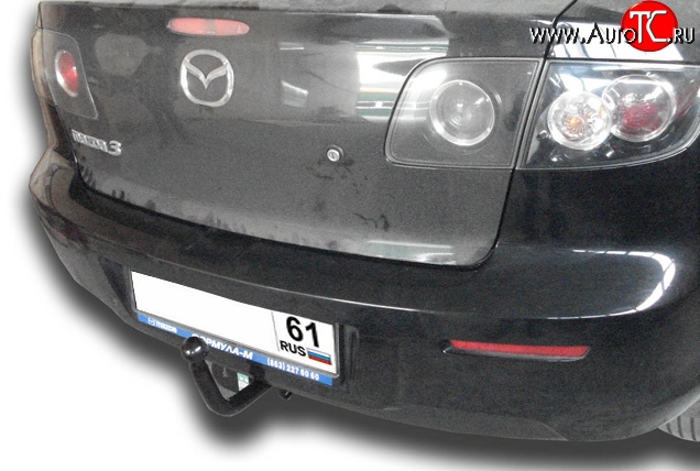7 019 р. Фаркоп NovLine Mazda 3/Axela BK дорестайлинг седан (2003-2006)  с доставкой в г. Вологда