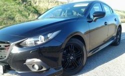 3 889 р. Клыки на передний бампер Style Mazda 3/Axela BM дорестайлинг седан (2013-2016) (Неокрашенные)  с доставкой в г. Вологда. Увеличить фотографию 4