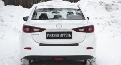 1 139 р. Реснички на фонари RA Mazda 3/Axela BM дорестайлинг седан (2013-2016) (Неокрашенные)  с доставкой в г. Вологда. Увеличить фотографию 6