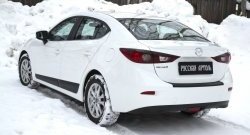 1 139 р. Реснички на фонари RA Mazda 3/Axela BM дорестайлинг седан (2013-2016) (Неокрашенные)  с доставкой в г. Вологда. Увеличить фотографию 7