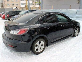 4 899 р. Пороги накладки KNIGHT SPORTS Mazda 3/Axela BL дорестайлинг, хэтчбэк 5 дв. (2009-2011) (Неокрашенные)  с доставкой в г. Вологда. Увеличить фотографию 3