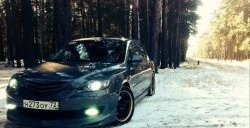 4 999 р. Накладка на передний бампер Style Mazda 3/Axela BK дорестайлинг седан (2003-2006) (Неокрашенная)  с доставкой в г. Вологда. Увеличить фотографию 3