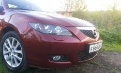 689 р. Реснички на фары Style (длинные) Mazda 3/Axela BK дорестайлинг седан (2003-2006) (Неокрашенные)  с доставкой в г. Вологда. Увеличить фотографию 4
