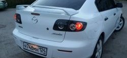 4 749 р. Спойлер Высокий Mazda 3/Axela BK дорестайлинг седан (2003-2006) (Неокрашенный)  с доставкой в г. Вологда. Увеличить фотографию 7