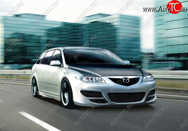 28 999 р. Передний бампер МК1 Mazda 6 GG седан дорестайлинг (2002-2005)  с доставкой в г. Вологда