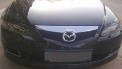 1 649 р. Реснички на фары CT Mazda 6 GG седан дорестайлинг (2002-2005) (Неокрашенные)  с доставкой в г. Вологда. Увеличить фотографию 2
