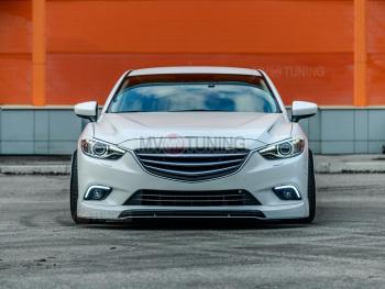 9 999 р. Решётка радиатора Tuning-Sport Mazda 6 GJ дорестайлинг седан (2012-2015) (Неокрашенная)  с доставкой в г. Вологда. Увеличить фотографию 3