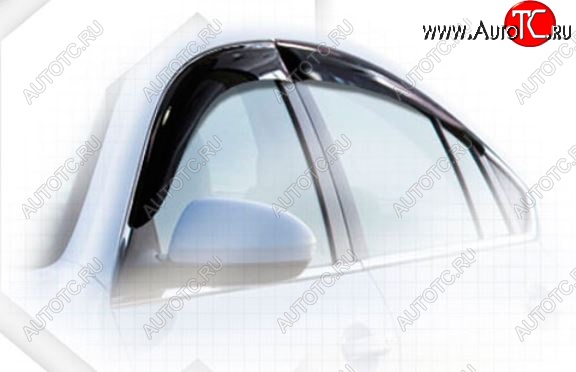 1 999 р. Дефлектора окон CA-Plastiс  Mazda 6  GH (2007-2010) дорестайлинг лифтбэк (Classic полупрозрачный, Без хром.молдинга)  с доставкой в г. Вологда