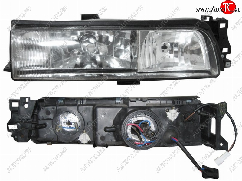 11 599 р. Правая фара (хрусталь) SAT Mazda 626 GD седан (1987-1992)  с доставкой в г. Вологда