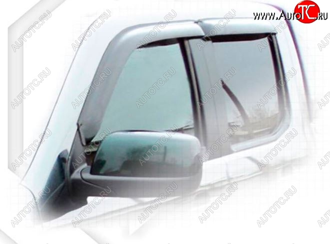 1 999 р. Дефлектора окон CA-Plastiс  Mazda BT-50 (2006-2011) (Classic полупрозрачный, Без хром.молдинга)  с доставкой в г. Вологда