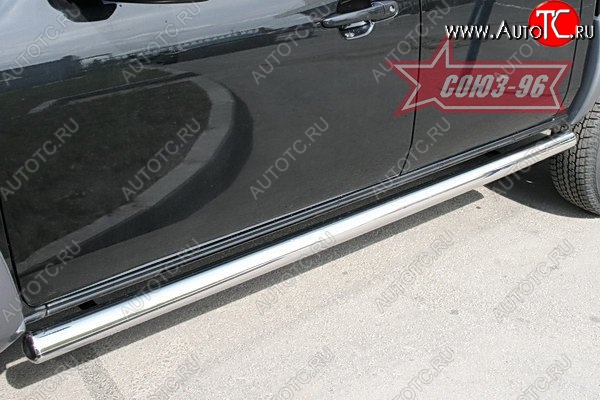 14 309 р. Защита порогов Souz-96 (d76) Mazda BT-50 (2006-2011)  с доставкой в г. Вологда