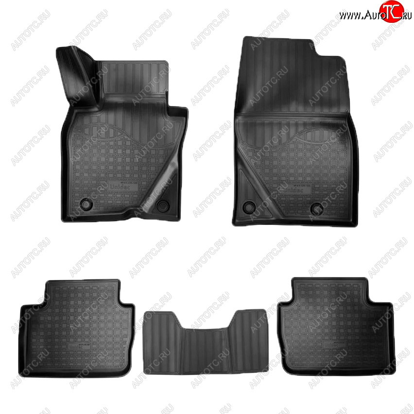 2 479 р. Коврики салона Norplast Mazda CX-30 1 DM (2019-2025) (Цвет: черный)  с доставкой в г. Вологда