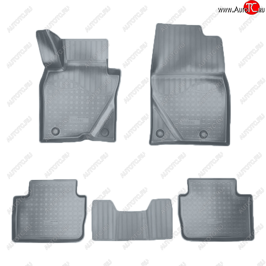 3 199 р. Коврики салона Norplast Mazda CX-30 1 DM (2019-2025) (Цвет: серый)  с доставкой в г. Вологда