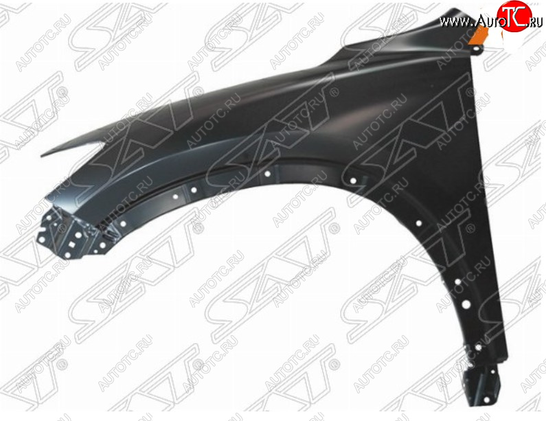 4 199 р. Левое переднее крыло SAT Mazda CX-5 KE дорестайлинг (2011-2014) (Неокрашенное)  с доставкой в г. Вологда