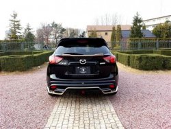 23 749 р. Накладка на задний бампер ROWEN Mazda CX-5 KE дорестайлинг (2011-2014) (Неокрашенная)  с доставкой в г. Вологда. Увеличить фотографию 2