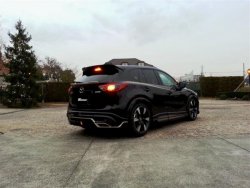 23 749 р. Накладка на задний бампер ROWEN Mazda CX-5 KE дорестайлинг (2011-2014) (Неокрашенная)  с доставкой в г. Вологда. Увеличить фотографию 3