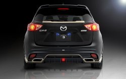 23 749 р. Накладка на задний бампер ROWEN Mazda CX-5 KE дорестайлинг (2011-2014) (Неокрашенная)  с доставкой в г. Вологда. Увеличить фотографию 5