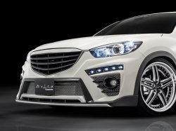 11 299 р. Решетка радиатора BELTA Mazda CX-5 KE рестайлинг (2015-2017) (Неокрашенная)  с доставкой в г. Вологда. Увеличить фотографию 2