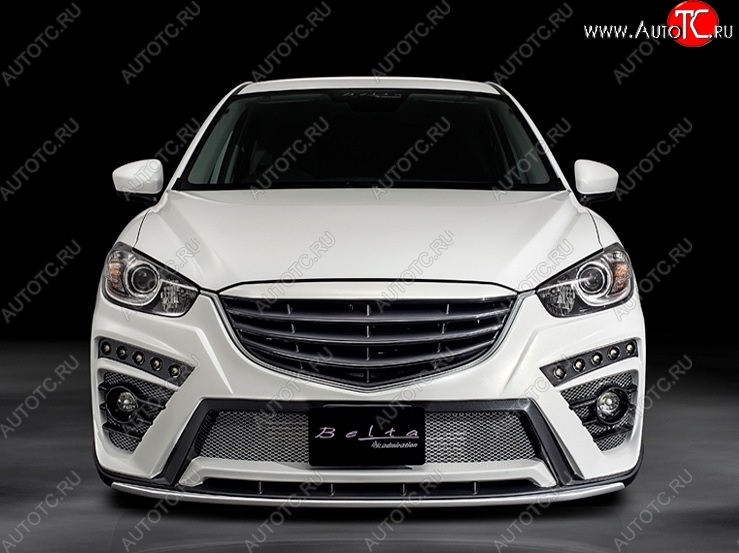 11 299 р. Решетка радиатора BELTA Mazda CX-5 KE рестайлинг (2015-2017) (Неокрашенная)  с доставкой в г. Вологда