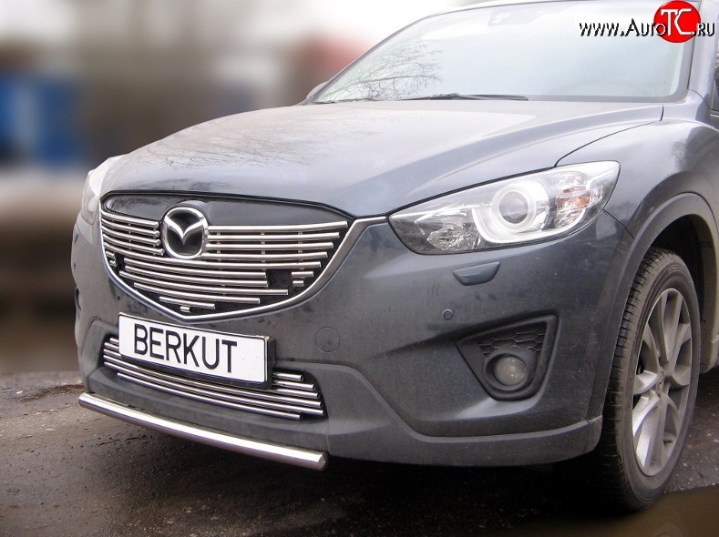 9 399 р. Декоративная вставка решетки радиатора Berkut Mazda CX-5 KE дорестайлинг (2011-2014)  с доставкой в г. Вологда