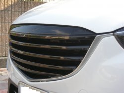 11 299 р. Решетка радиатора TOPLINE Mazda CX-5 KE рестайлинг (2015-2017) (Неокрашенная)  с доставкой в г. Вологда. Увеличить фотографию 3