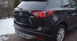 5 699 р. Лип спойлер CT Mazda CX-5 KE дорестайлинг (2011-2014) (Неокрашенный)  с доставкой в г. Вологда. Увеличить фотографию 6
