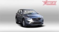16 019 р. Защита переднего бампера одинарная Souz-96 (d42) Mazda CX-5 KE рестайлинг (2015-2017)  с доставкой в г. Вологда. Увеличить фотографию 3