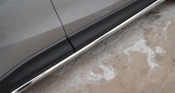 70 999 р. Защита порогов из круглой трубы диаметром 63 мм Russtal Mazda CX-5 KE дорестайлинг (2011-2014) (Защита порогов с со скосами на торцах (вариант 1))  с доставкой в г. Вологда. Увеличить фотографию 6